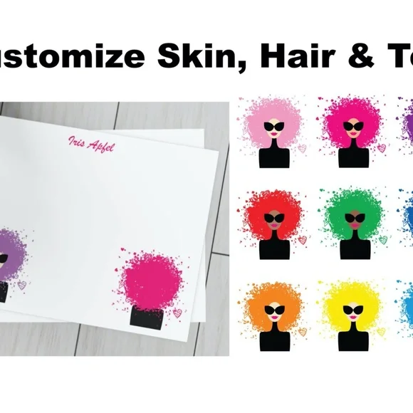 FOLLOW ME! GIVEAWAY! Fashion Girl Stationery Giveaway - Unique Handmade Cards! - Picture 7 of 16